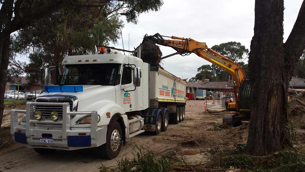 Demolition WA crane work